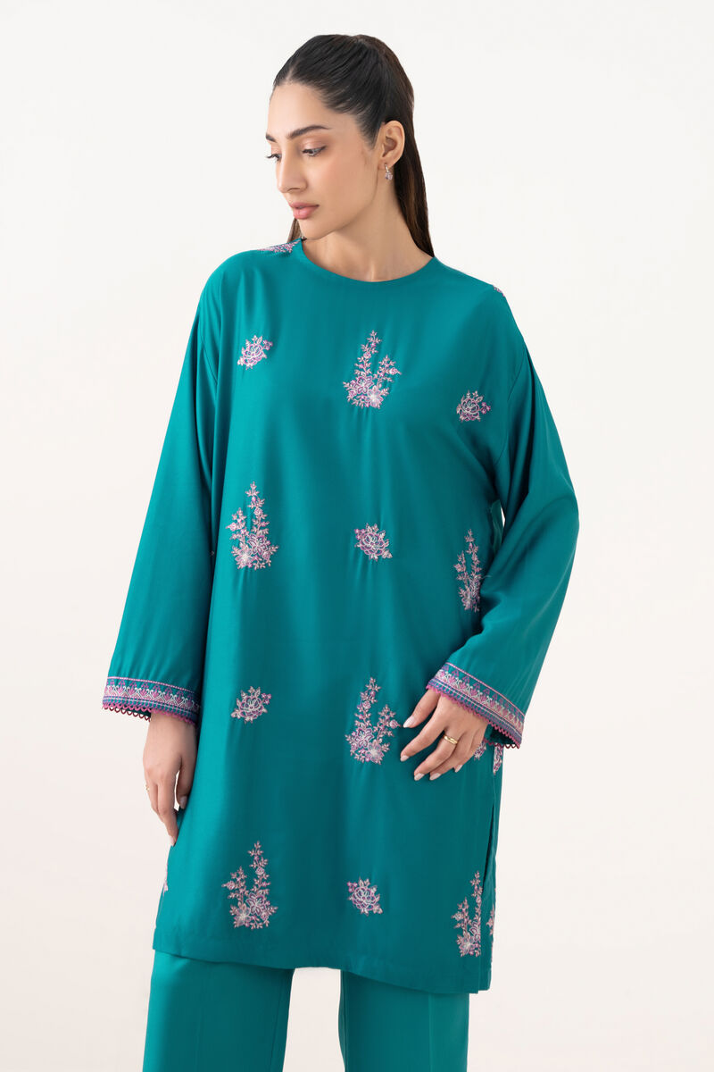 Embroidered Cambric Shirt