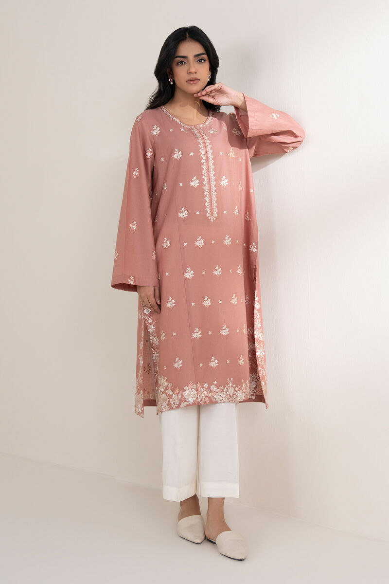 Embroidered Zari Lawn Shirt