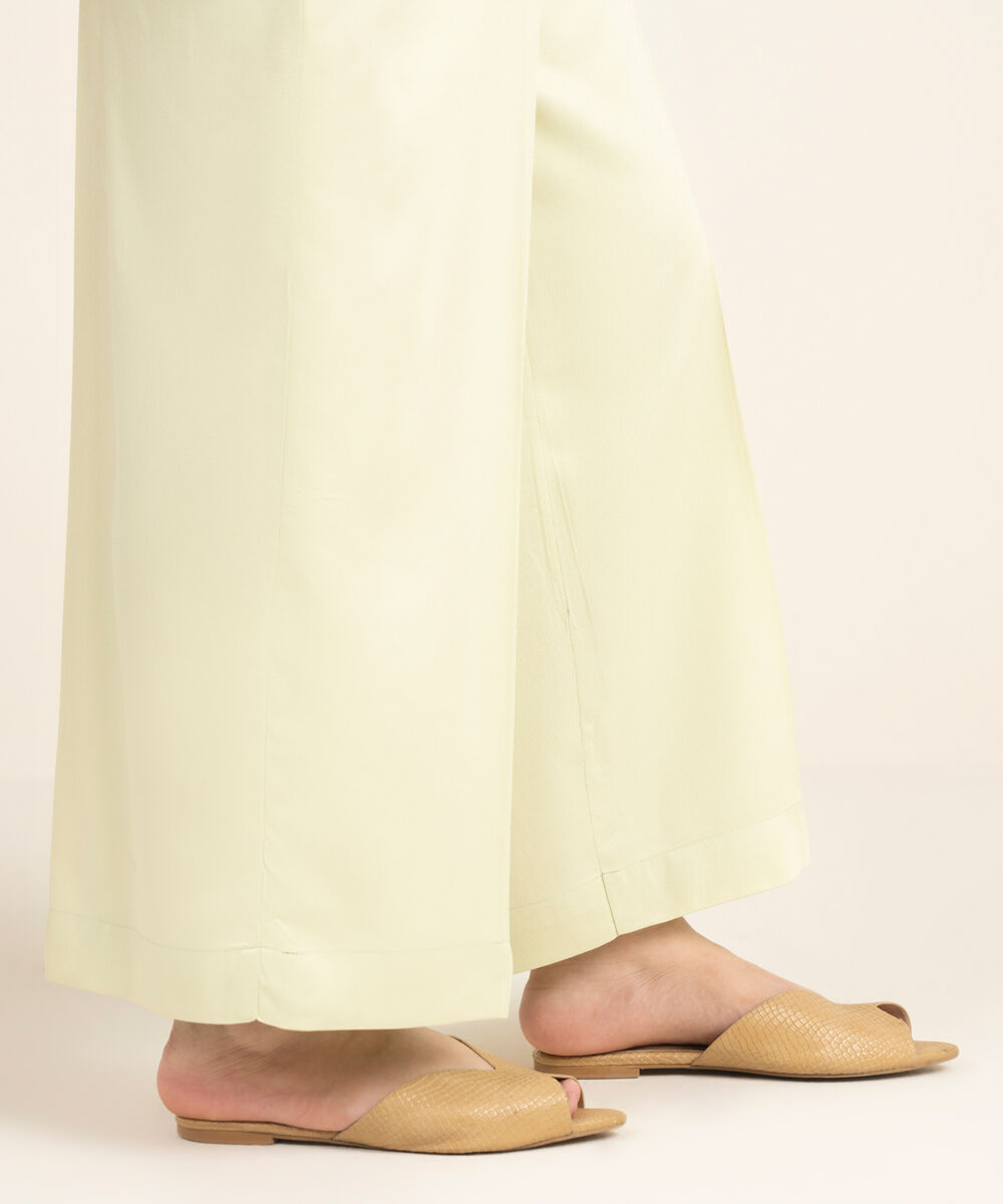 Women's RTW Bedford Solid Green Culottes