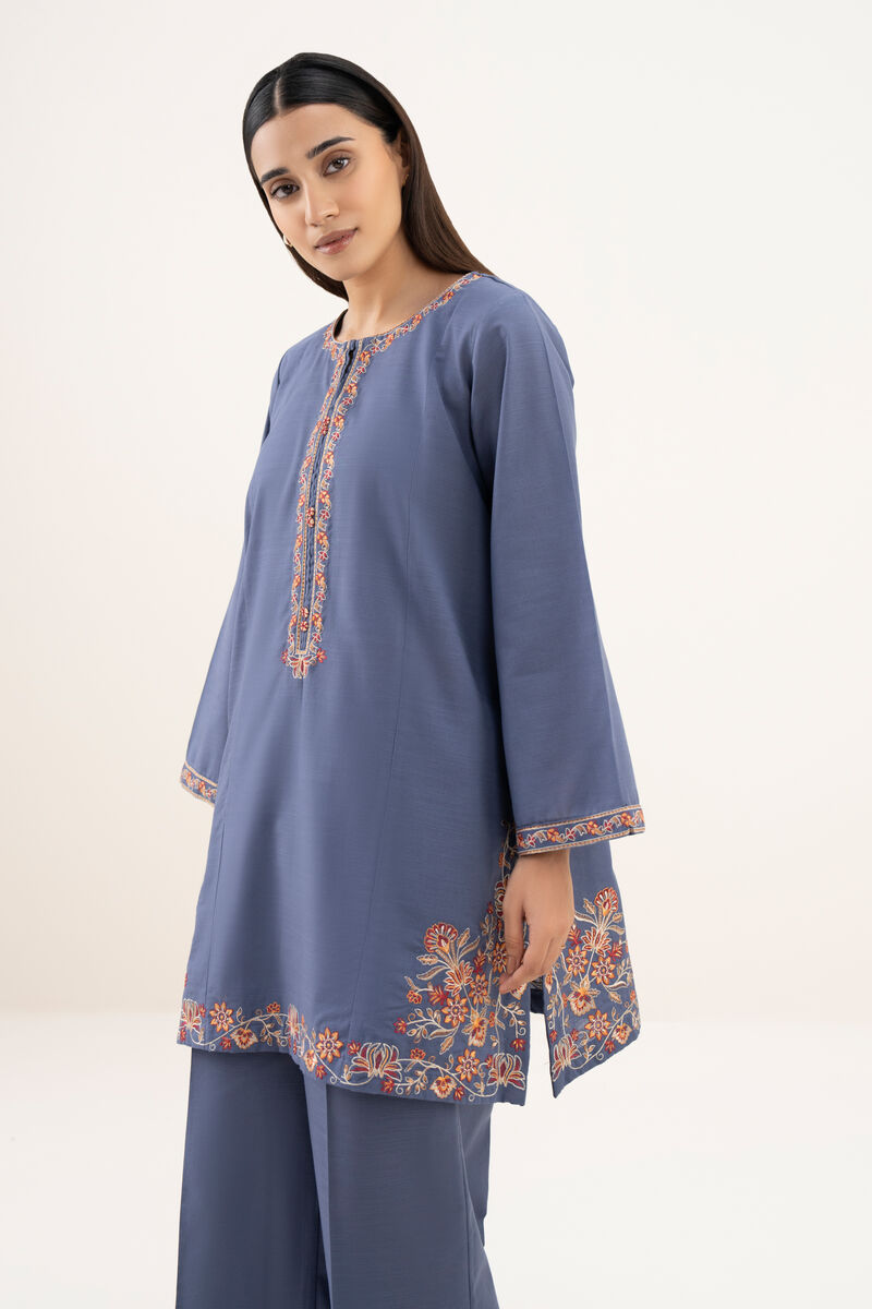 Embroidered Khaddar Shirt