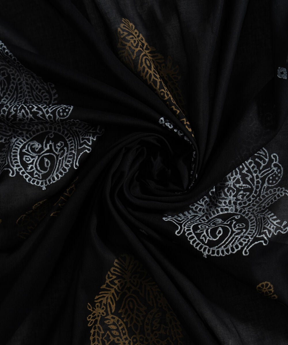 Printed Voile Dupatta — Sapphire view 4