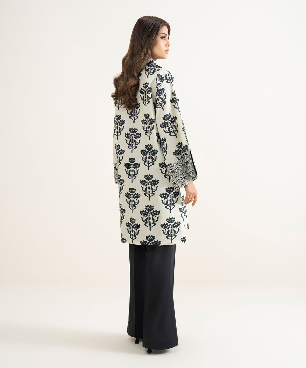 Women's Unstitched Lawn Printed Multi Shirt