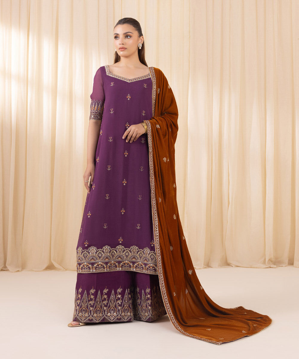 Unstitched 3 PC 3PELX24V1012 Sapphire PK
