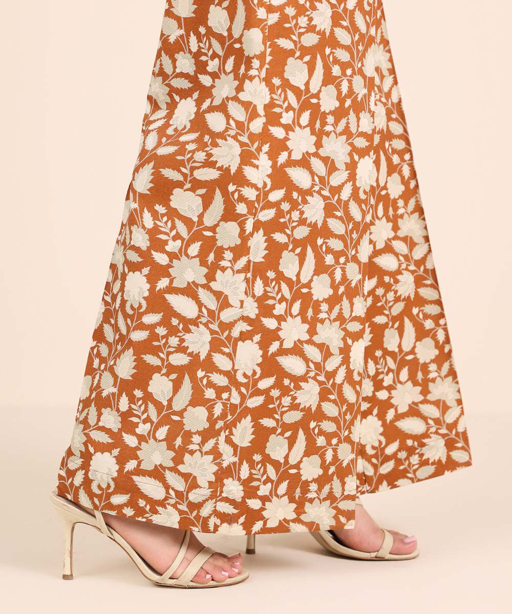 Women's RTW Cambric Multi Printed Flared Pants