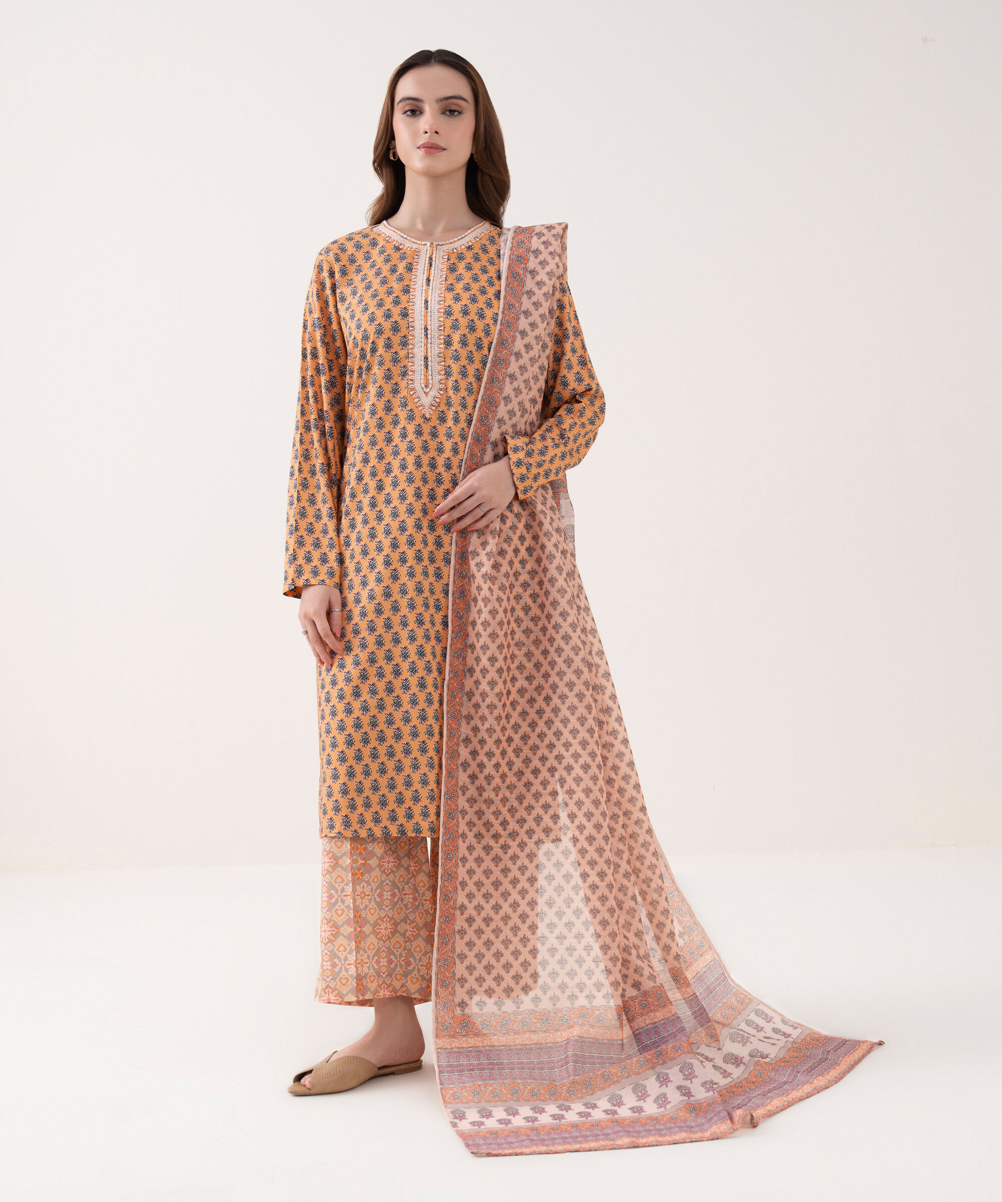 Printed Dupatta 3PDFW25V229D