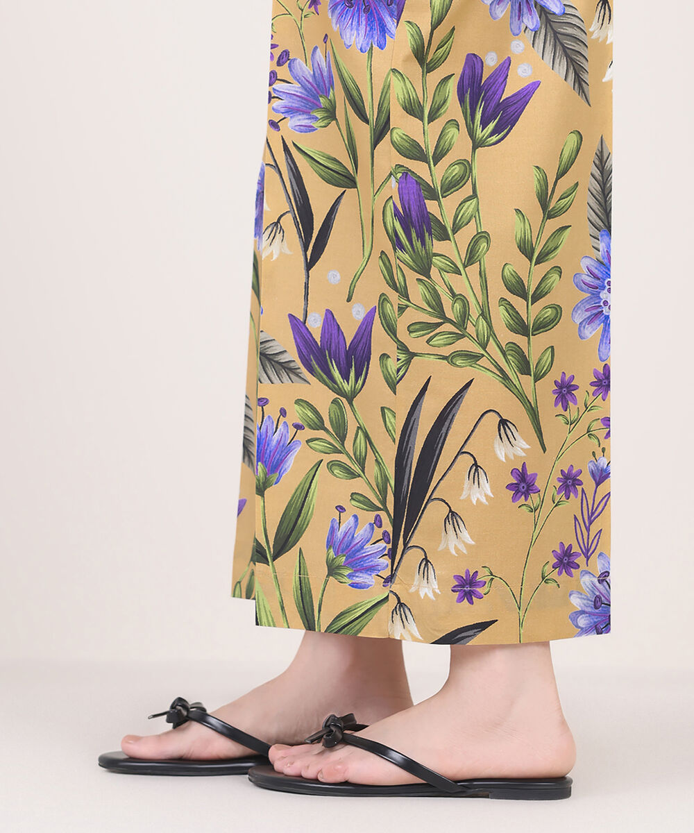 Women's RTW Cambric Multi Printed Culottes