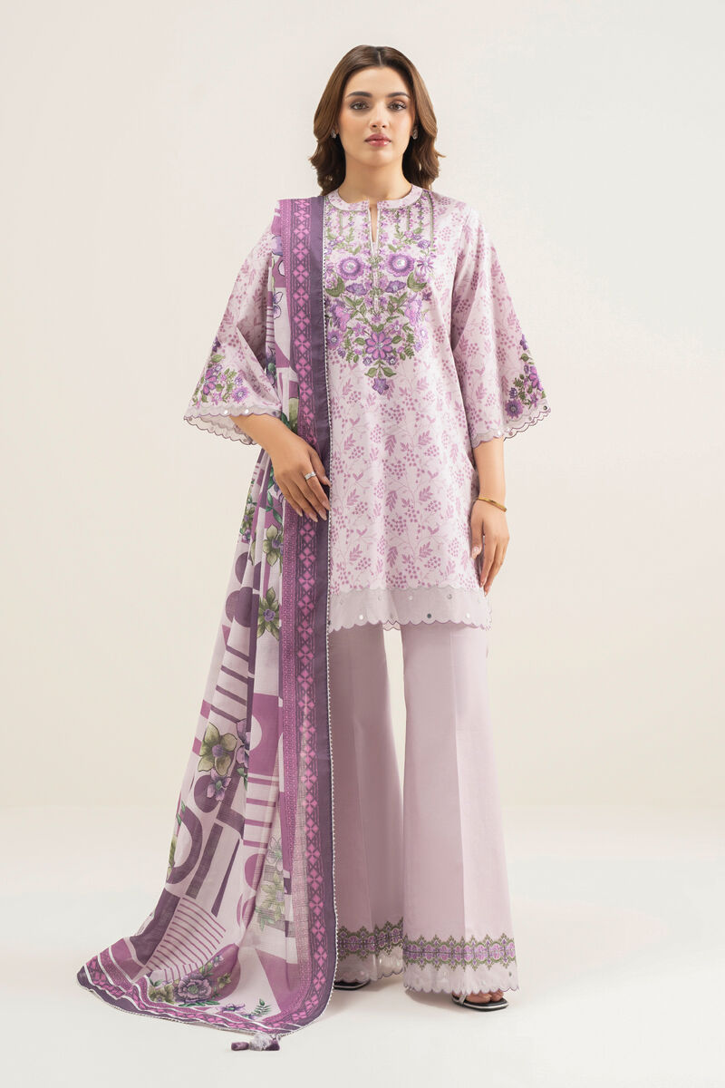 3 Piece - Embroidered Lawn Suit