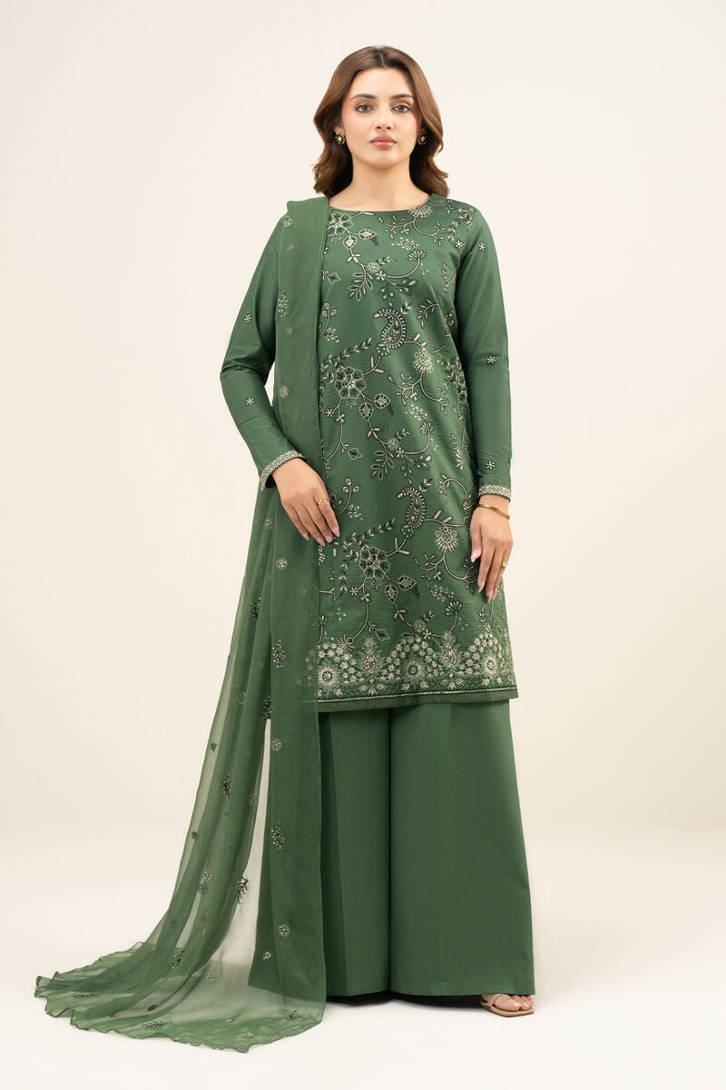 3 Piece - Embroidered Lawn Suit