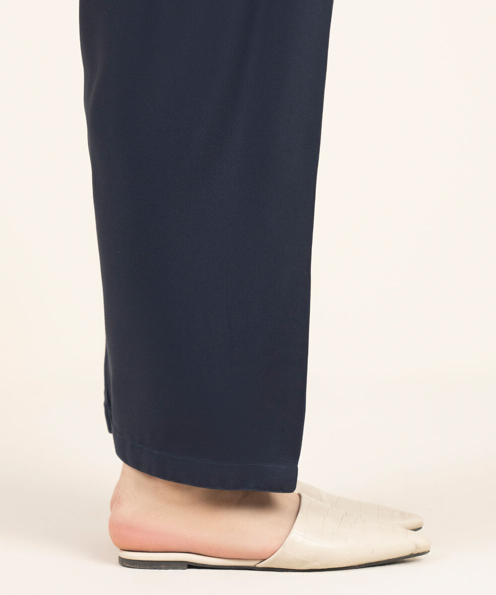 Women's RTW Bedford Solid Blue Shalwar