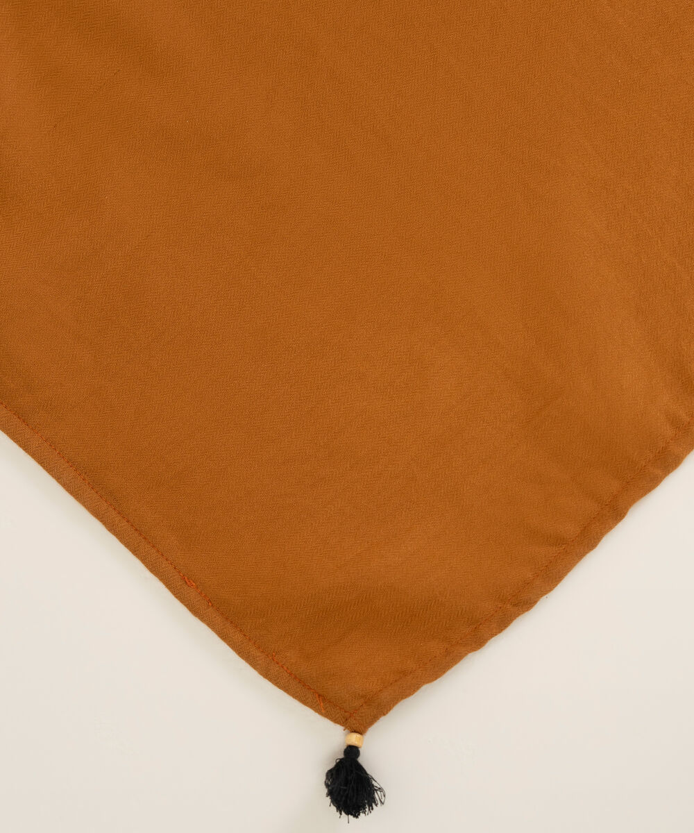 Solid Rust Blended Shawl