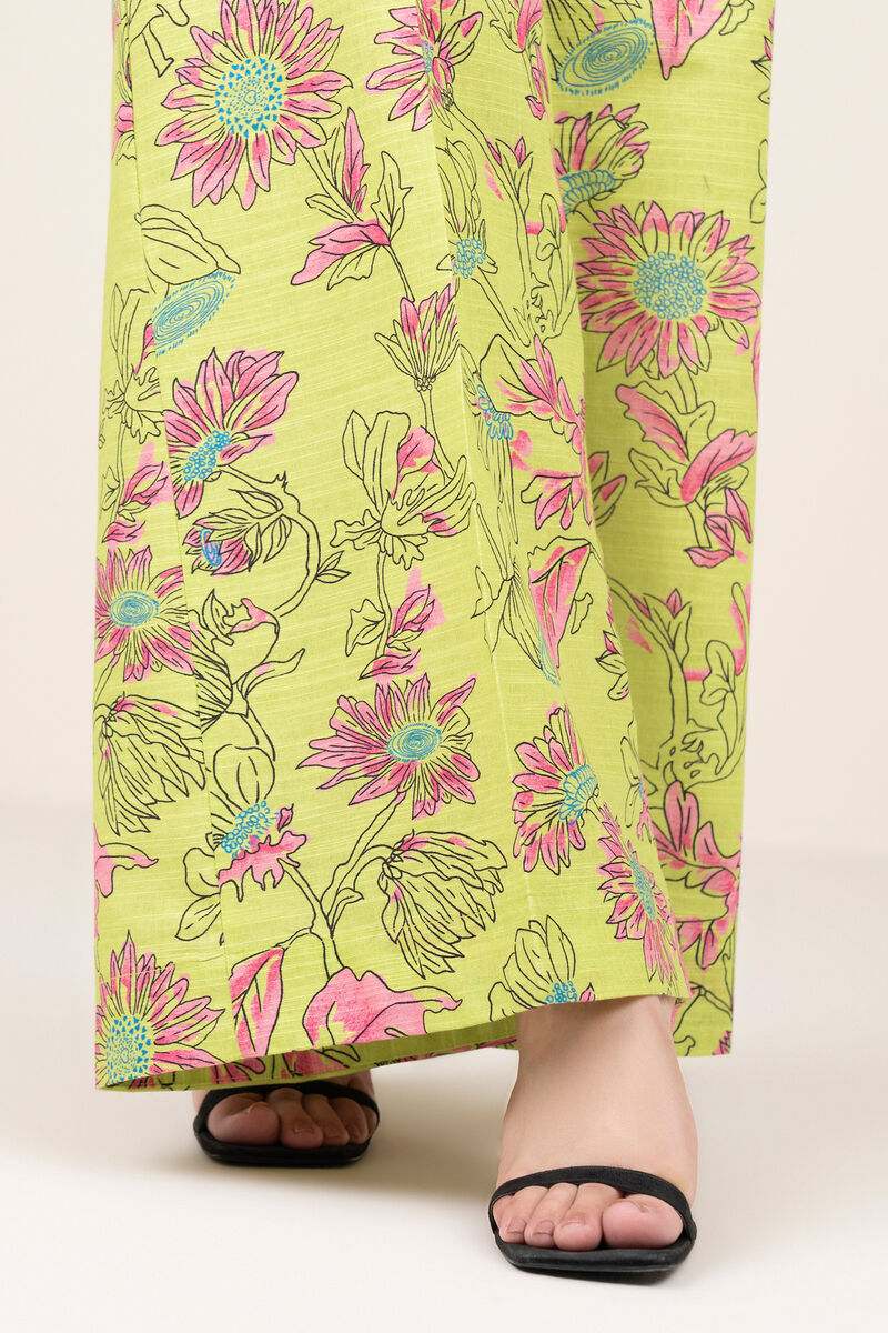 Printed Khaddar Flared Pants