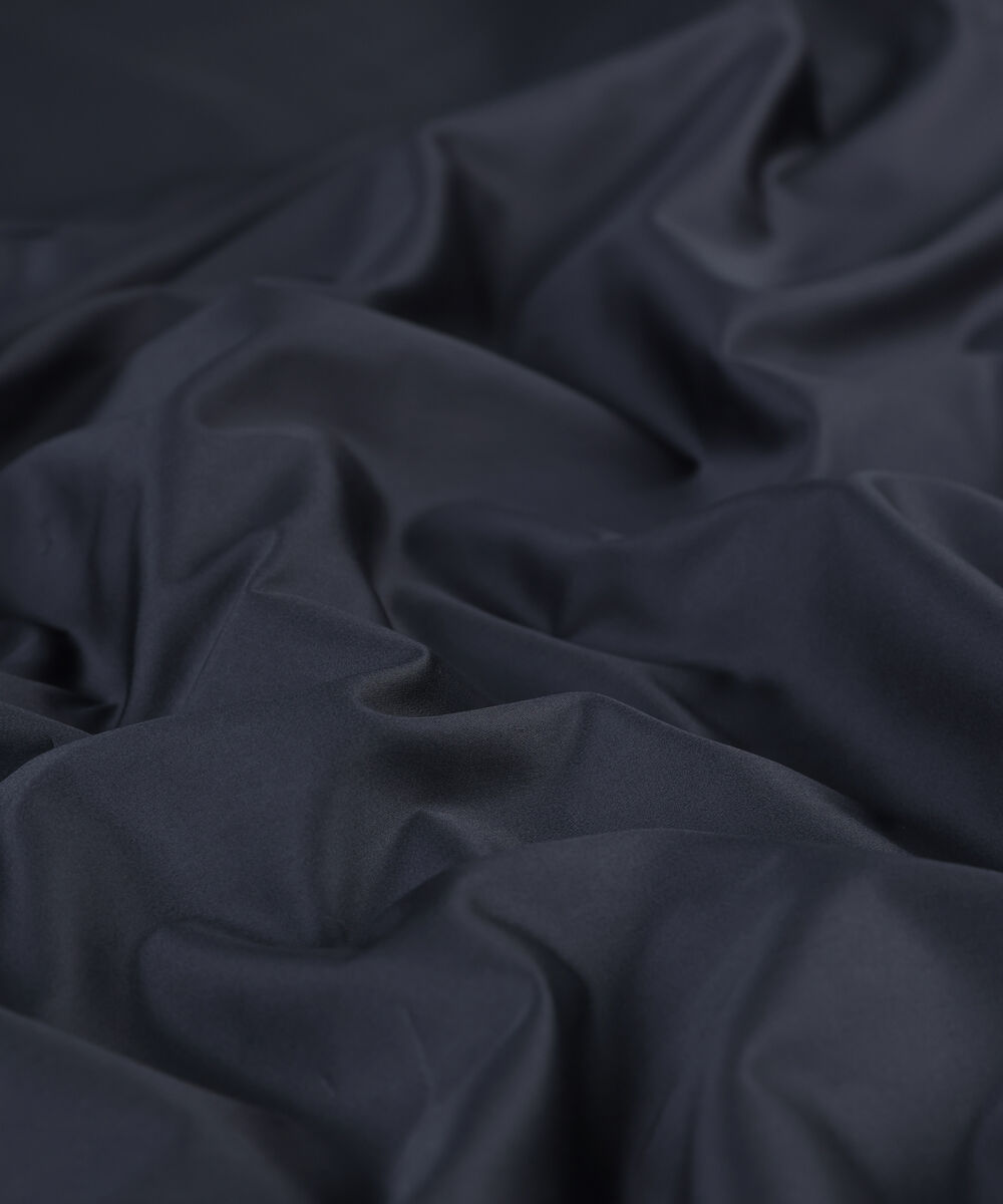 Men Unstitched Cotton Black Full Suit Fabric