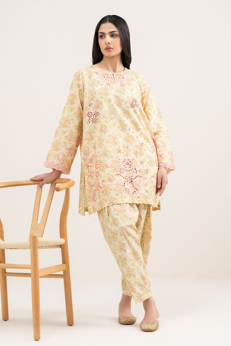 Embroidered Zari Cotton Shirt