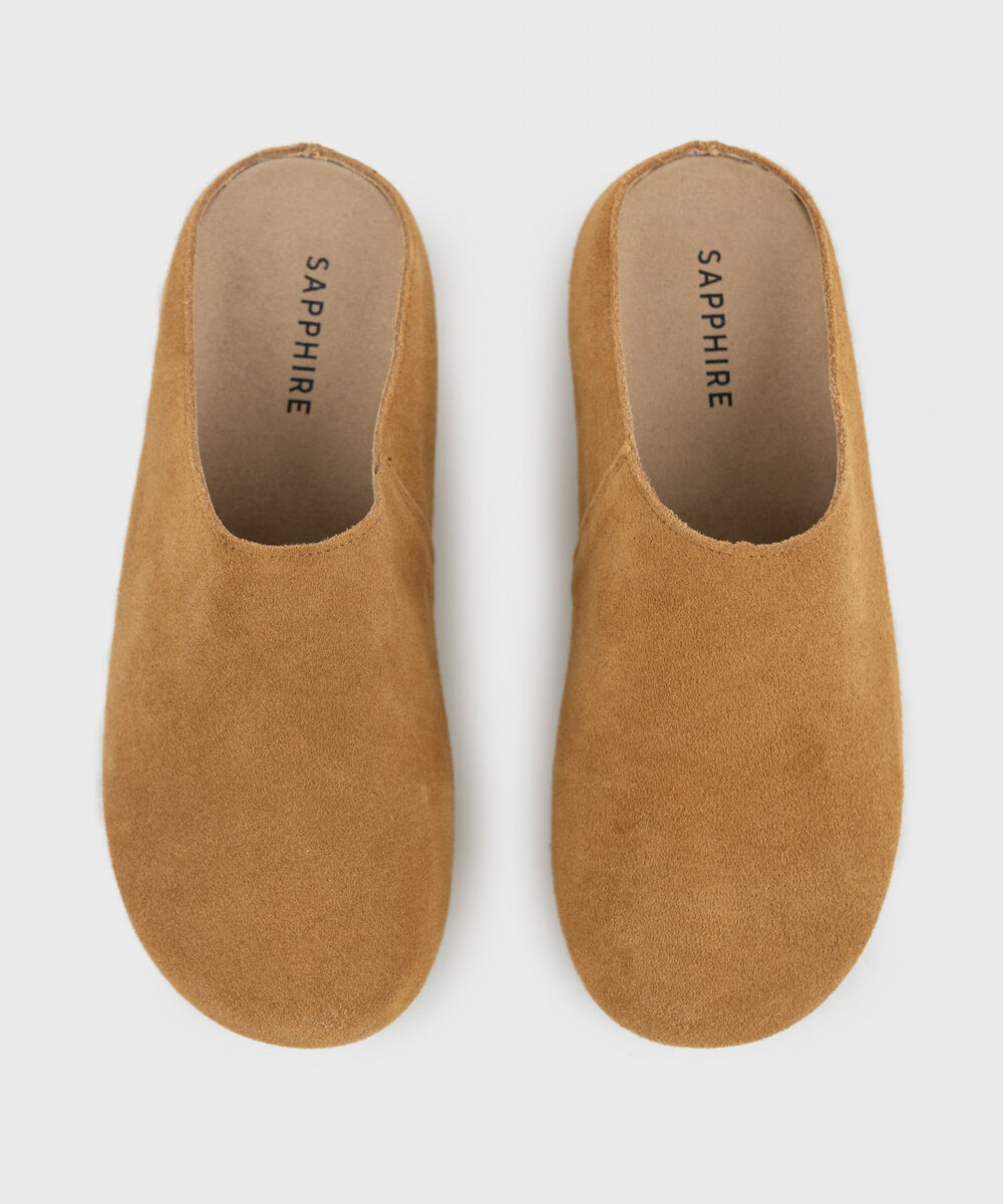 Women's Camel Brown Mules