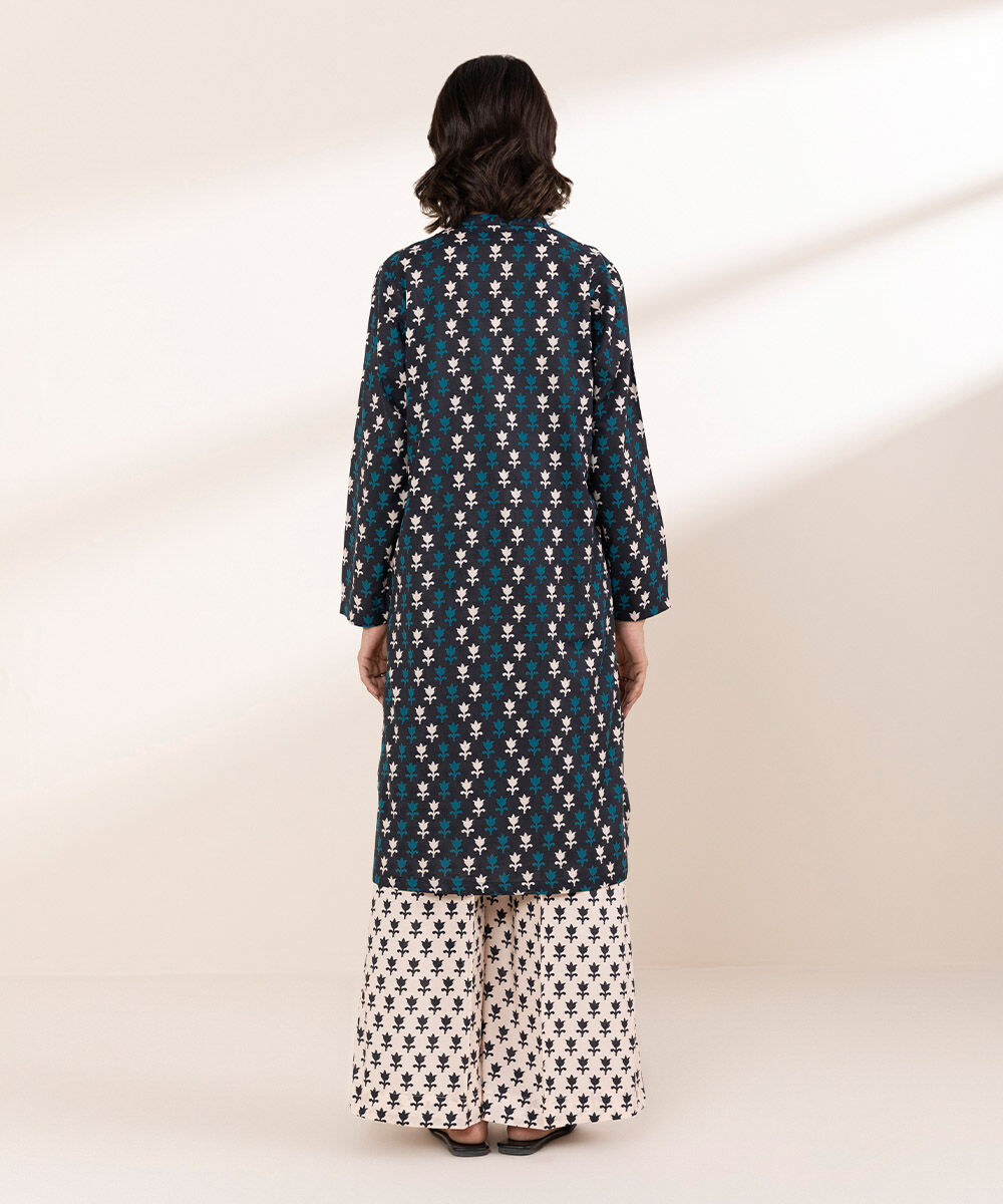 Women's RTW Lawn Multi Printed A-Line Shirt