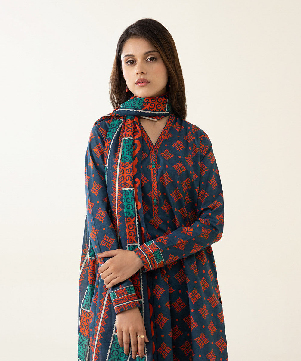 Unstitched Lawn 0U3PDY23V432 Sapphire PK