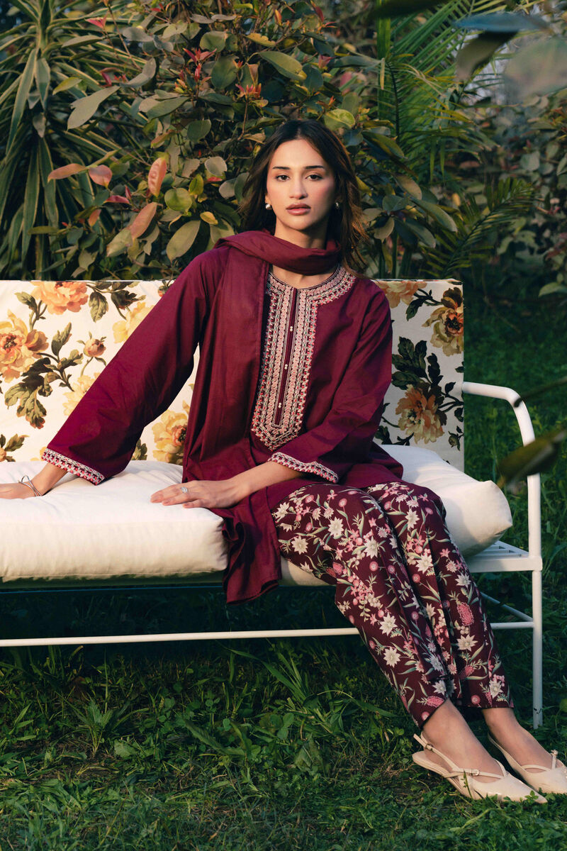 Embroidered Cambric Shirt