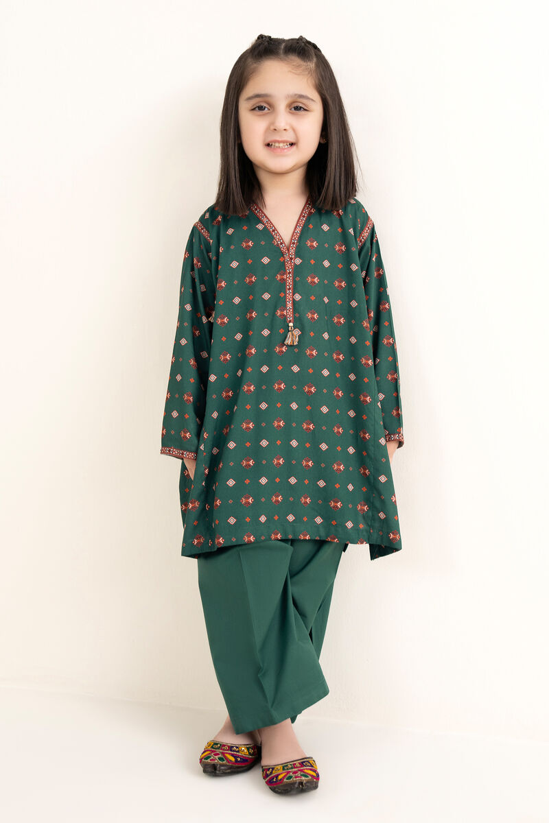 Printed Arabic Lawn Suit