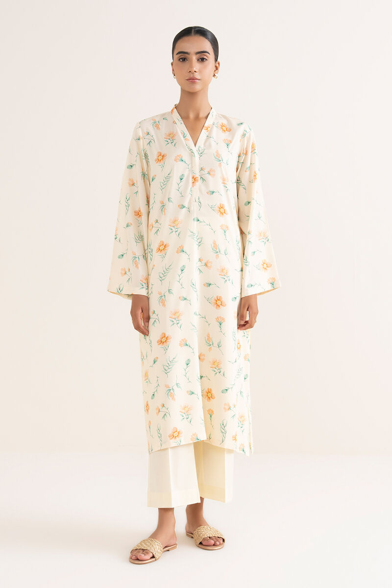 Printed Arabic Lawn Shirt