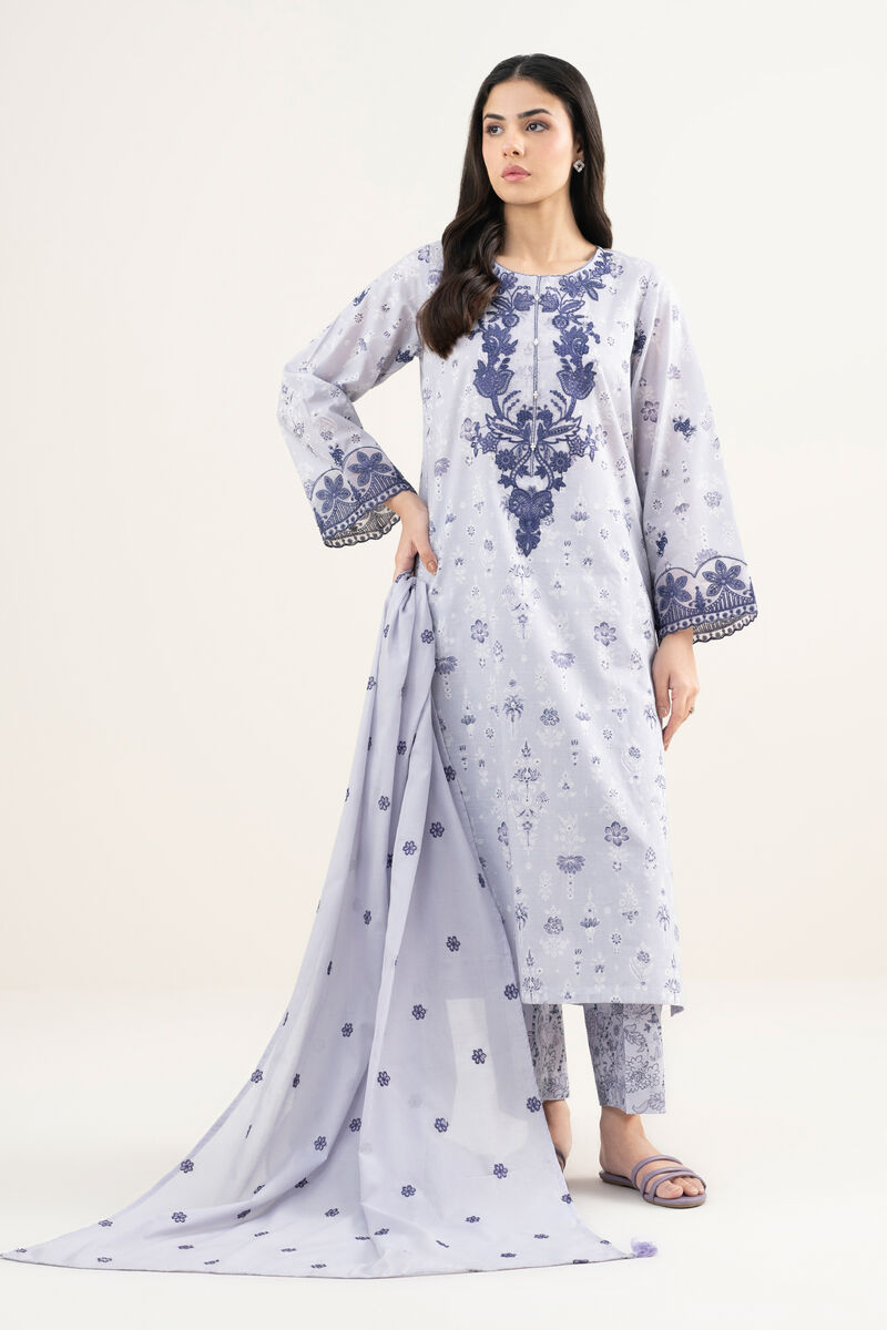 Embroidered Lawn Dupatta