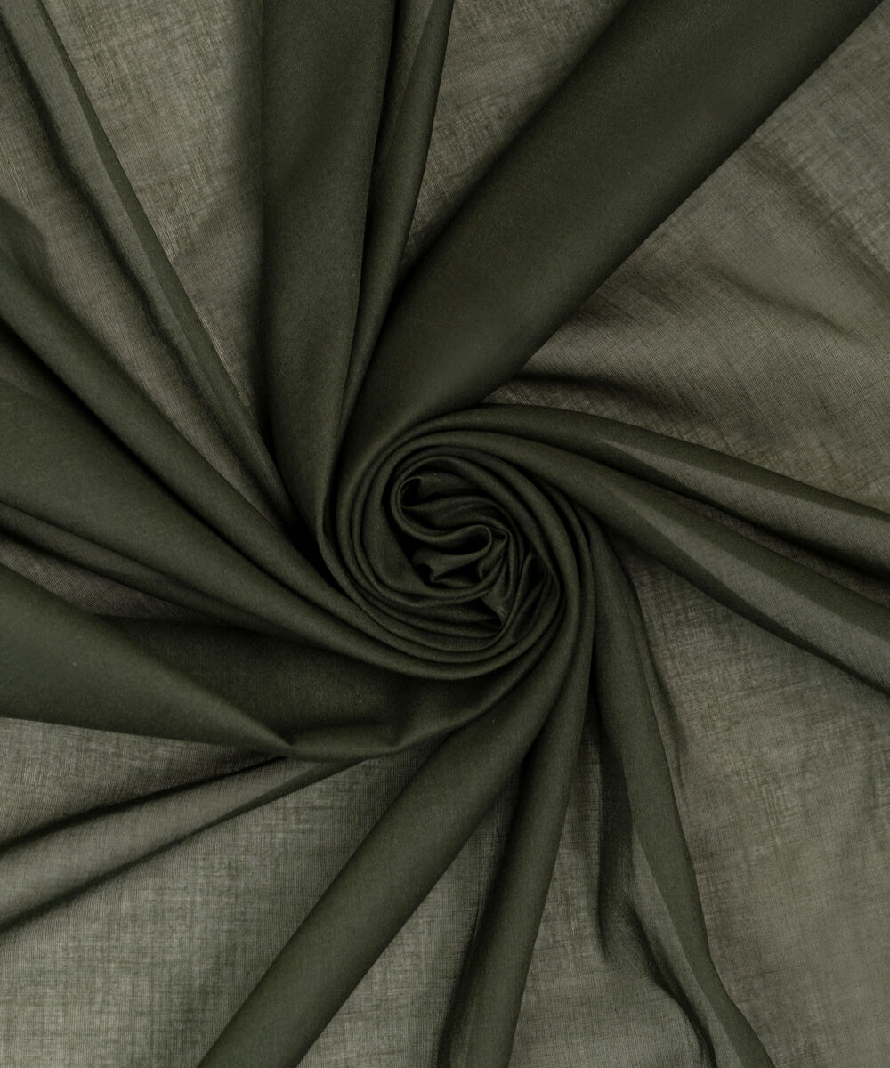 Lawn Printed Dark Green Dupatta