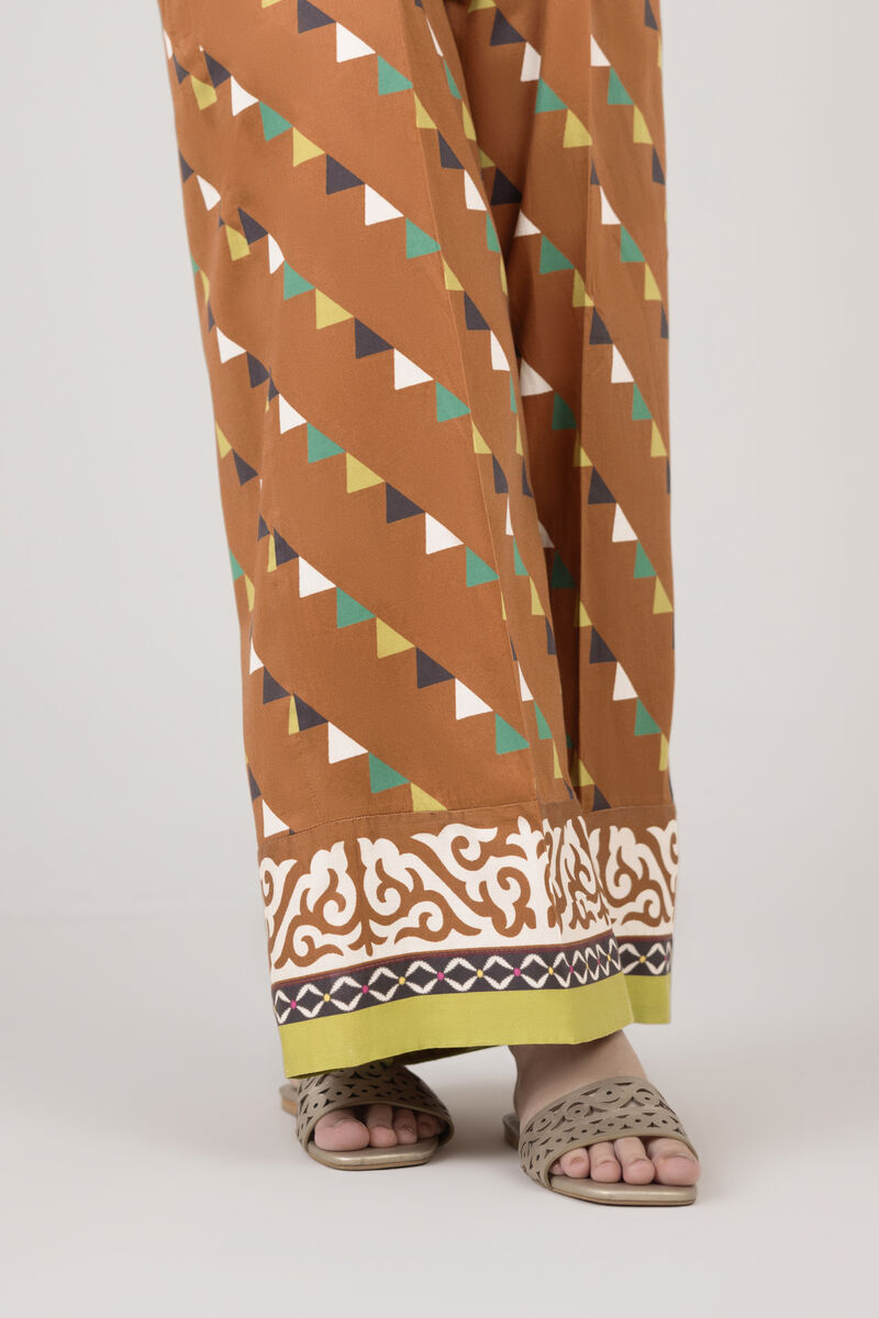 Printed Cotton Satin Culottes