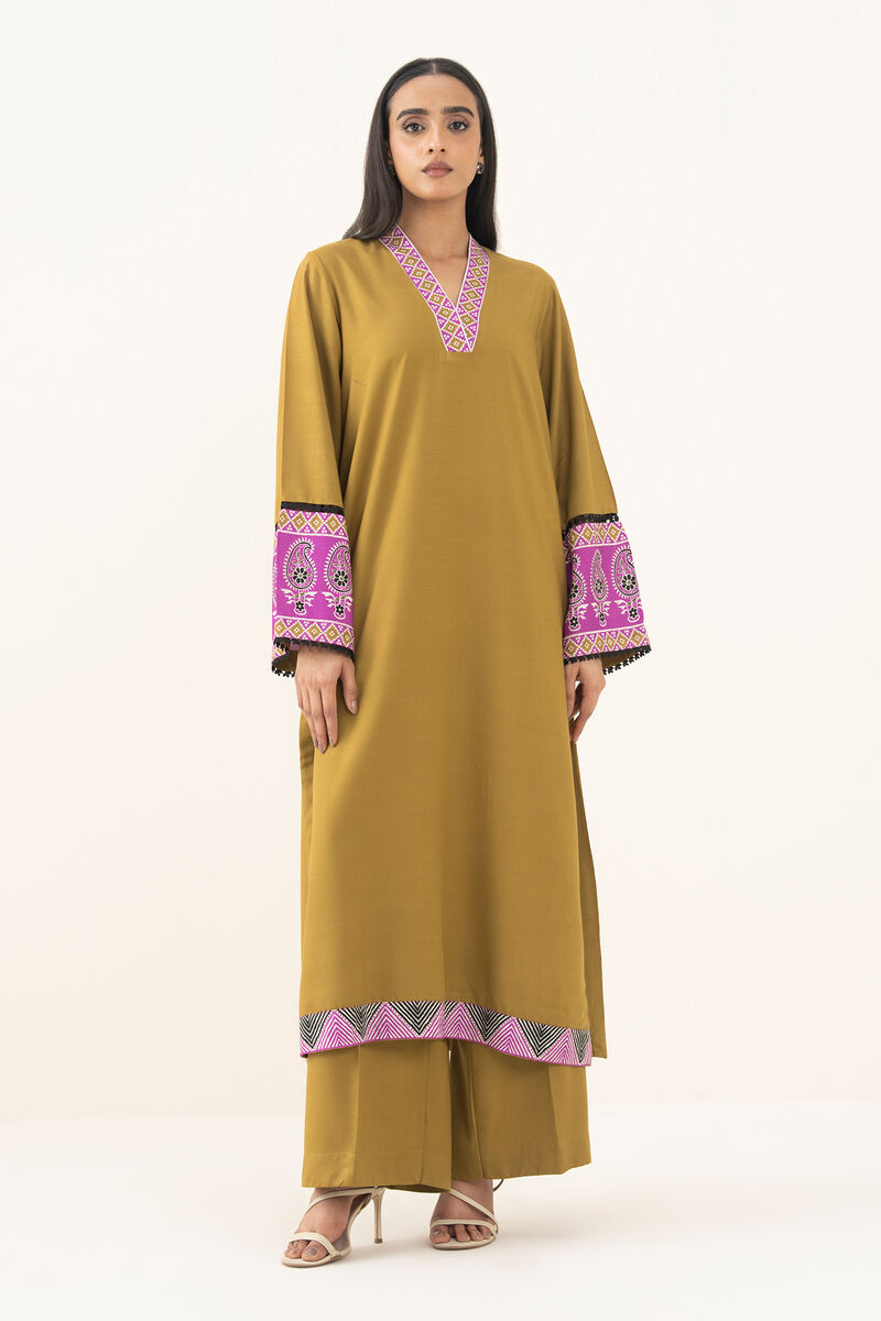 Solid Arabic Khaddar Shirt