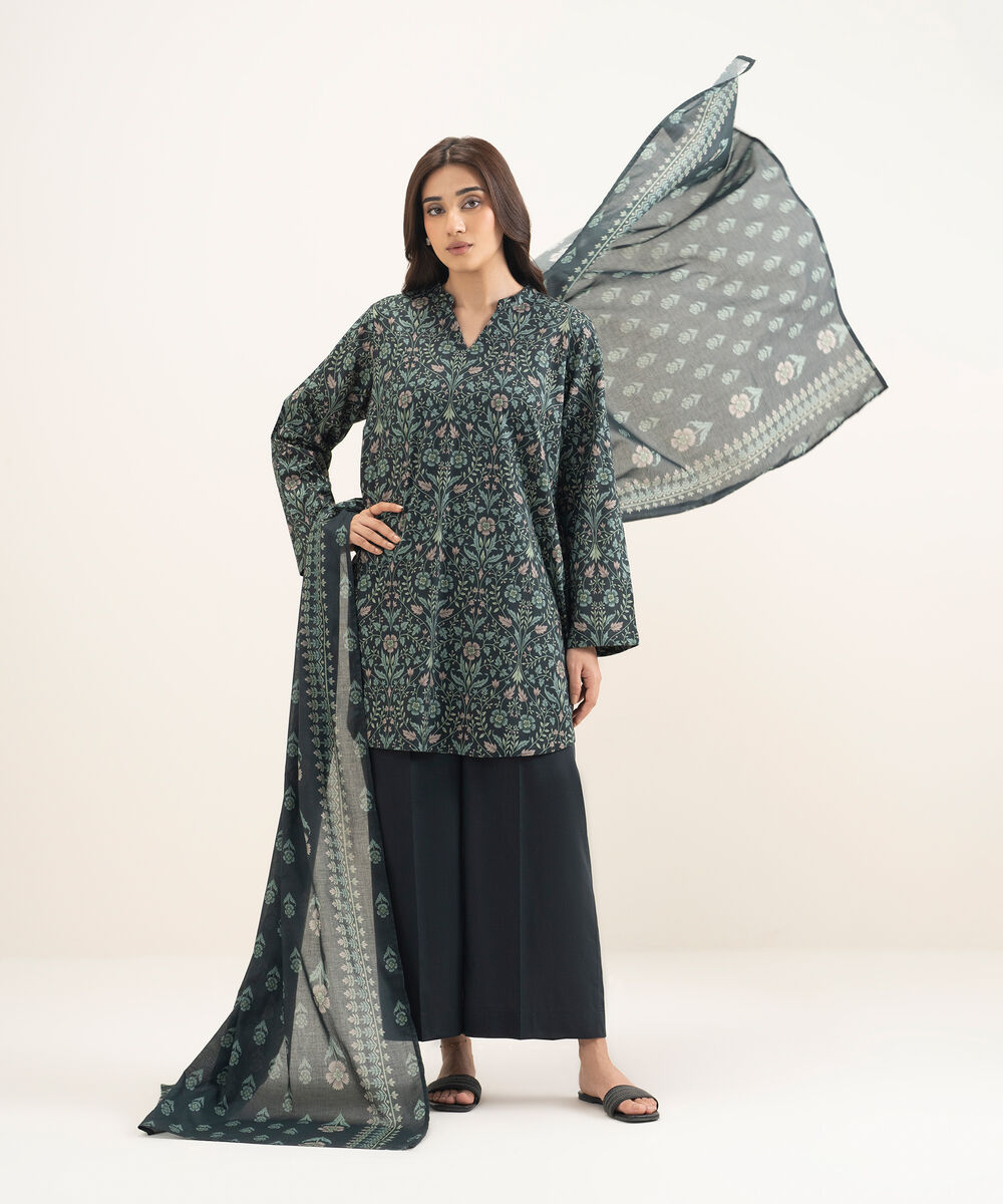 Lawn Printed Dupatta