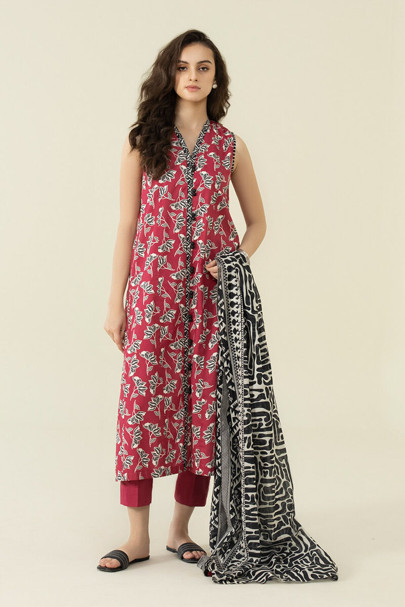 3 Piece - Printed Lawn Suit