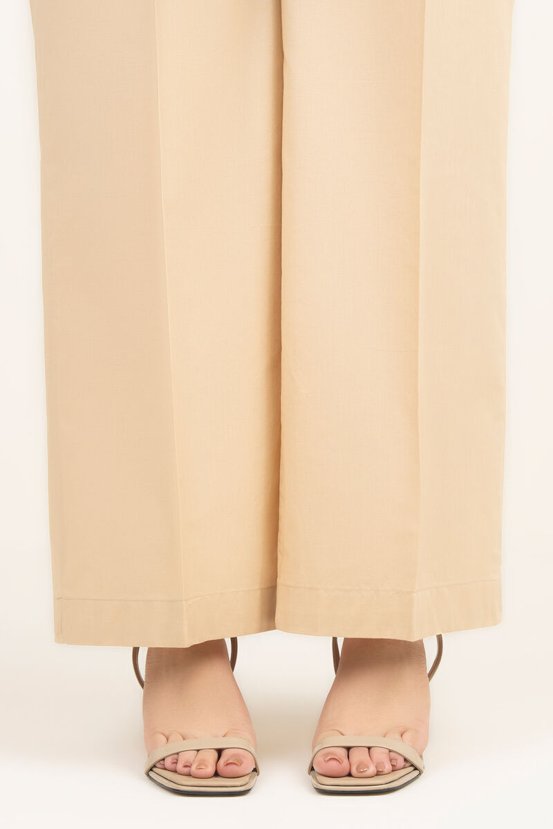 Solid Cambric Flared Pants