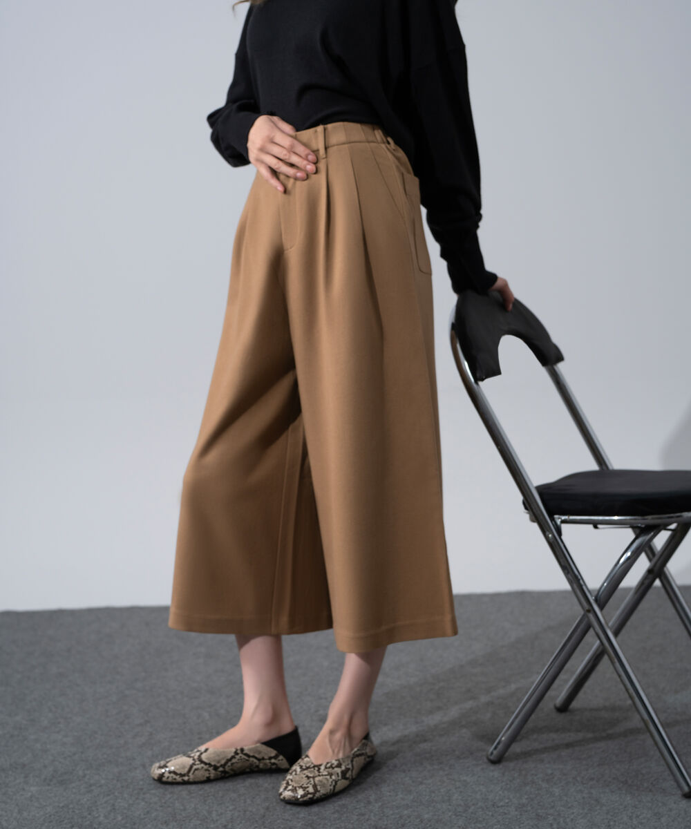 Women's Western Wear Camel Wide Leg Culottes