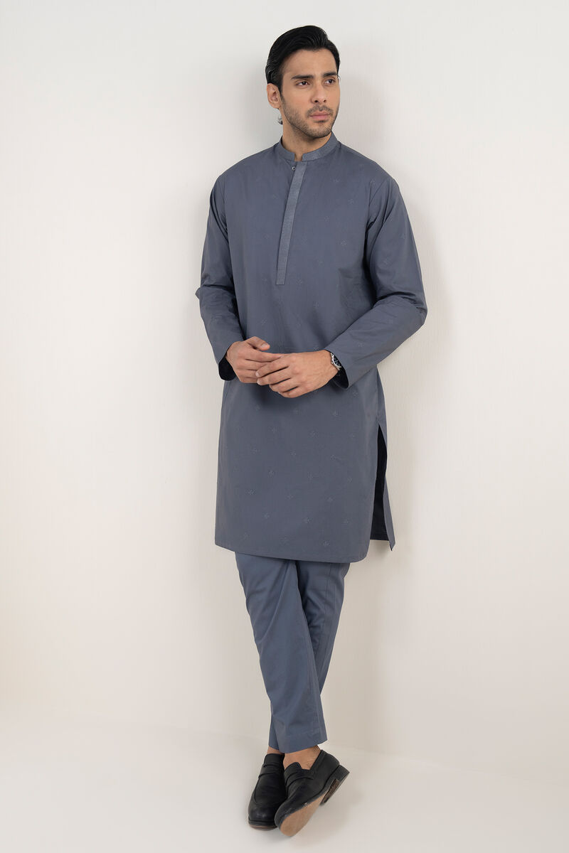 Embroidered Premium Cotton Suit