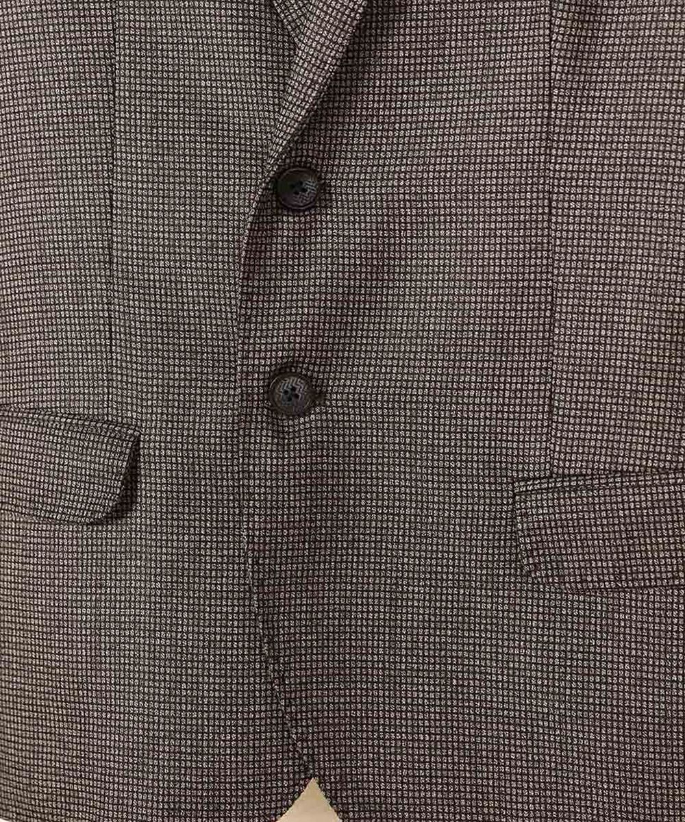 Men's Stitched Blue Tropical Fabric Coat