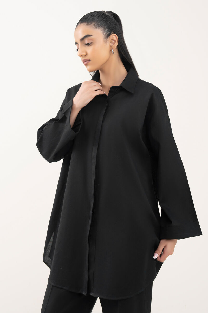 Solid Cotton Linen Shirt