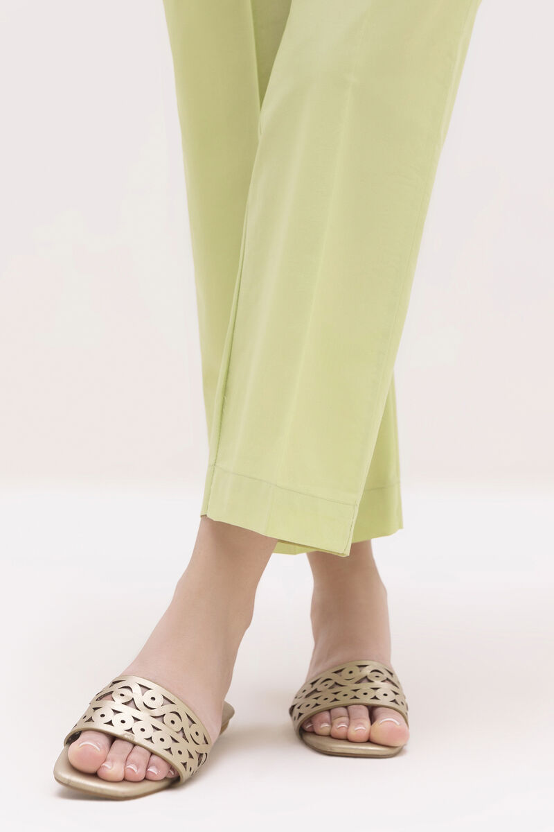 Solid Cambric Straight Pants