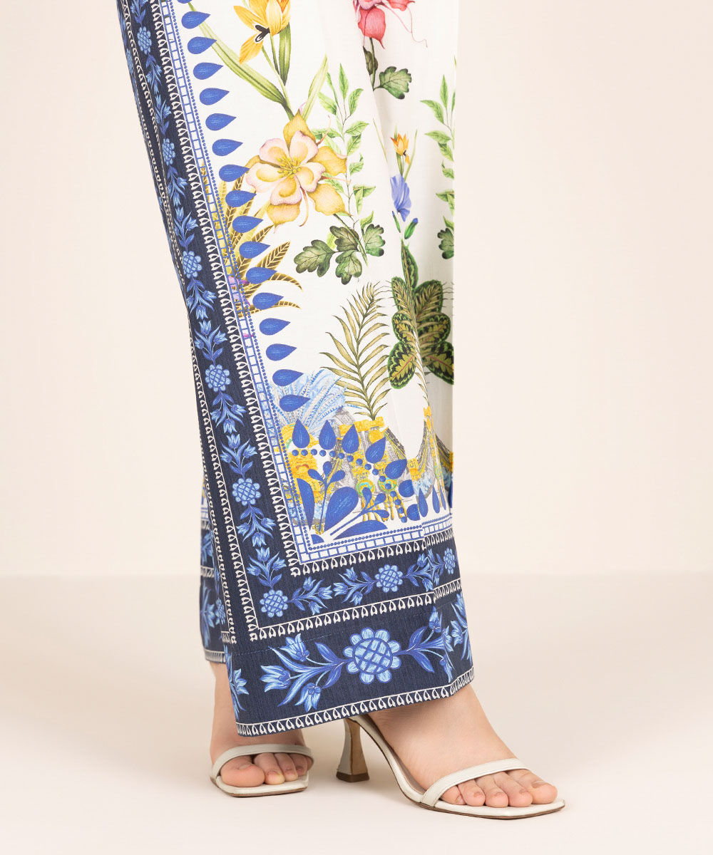 Women's RTW Cambric Multi Printed Culottes