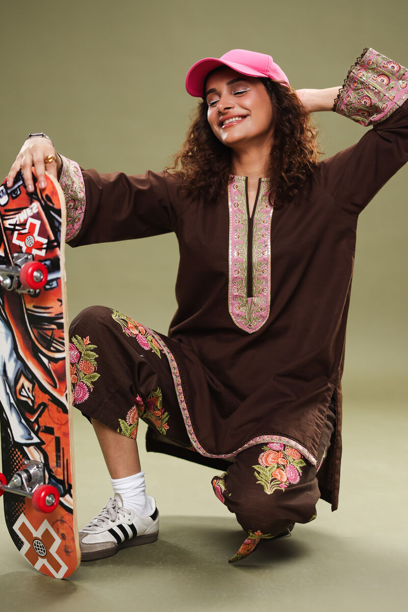 Embroidered Cambric Shirt