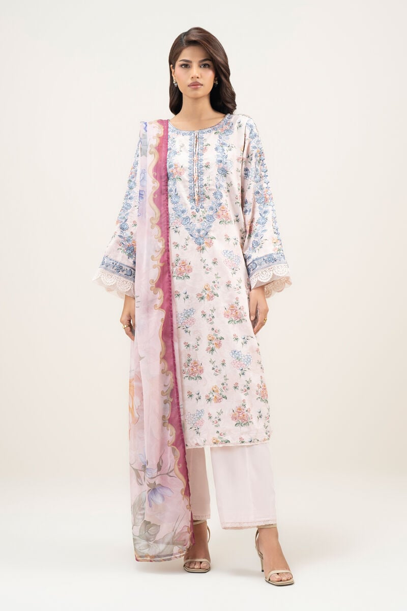 3 Piece - Embroidered Lawn Suit