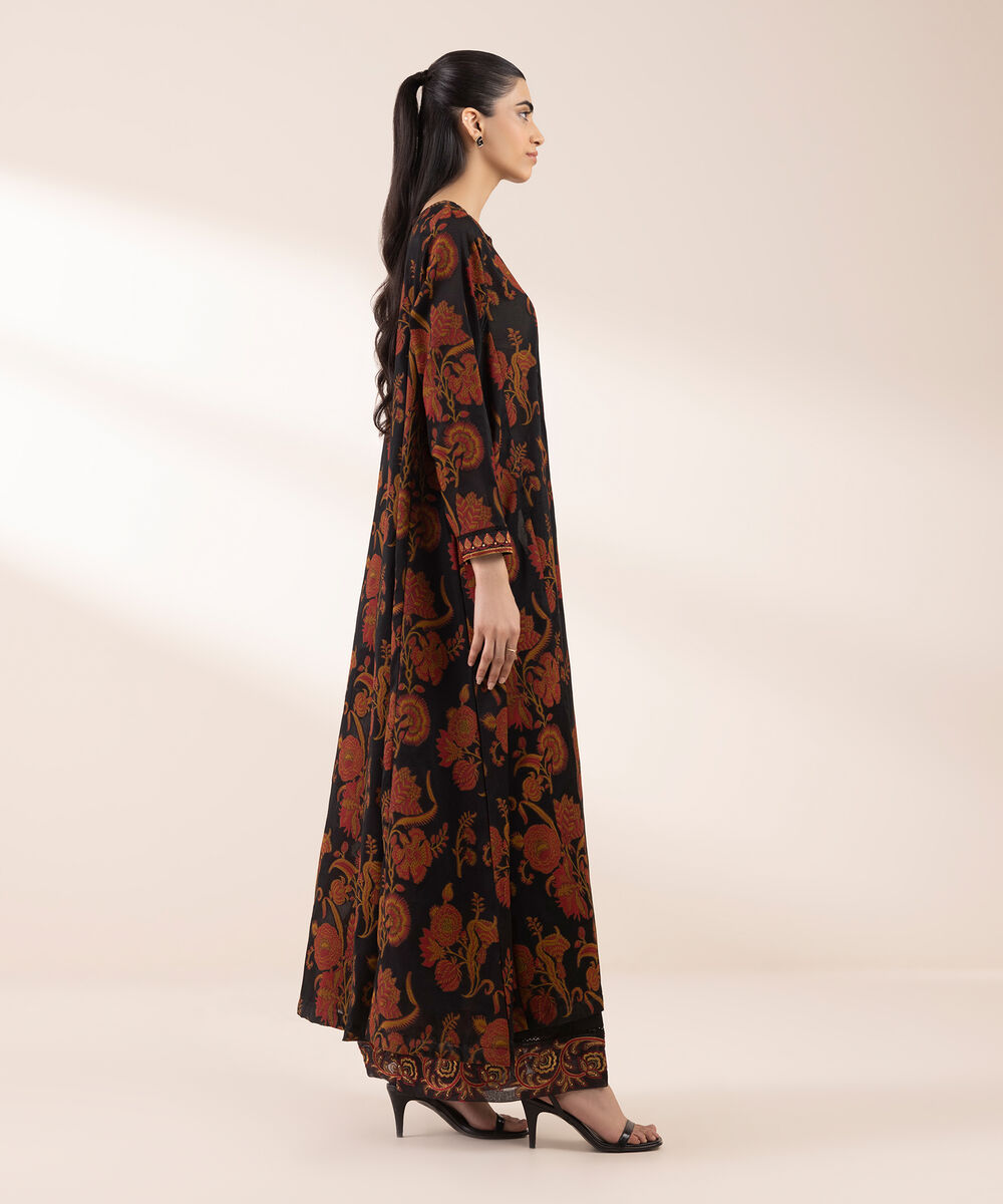 Women's RTW Extra Weft Jacquard Multi Embroidered A-Line Shirt