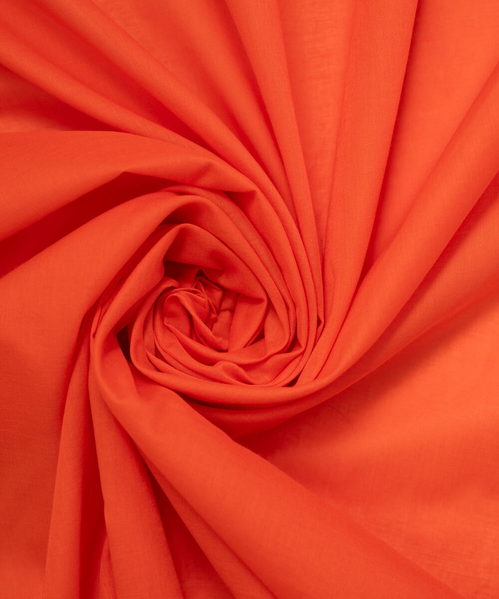 Lawn Solid Orange Dupatta