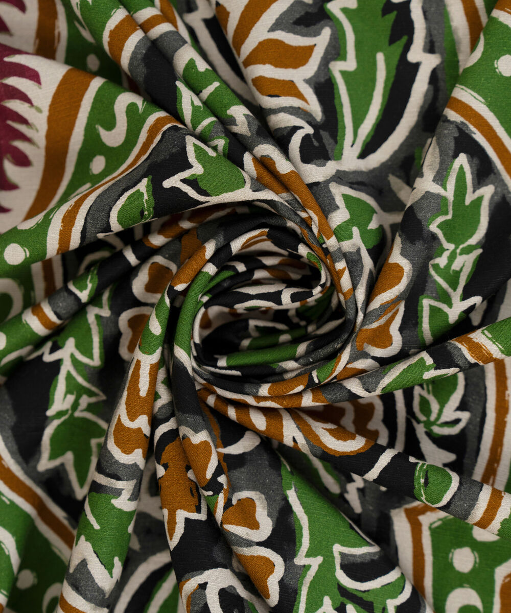 Linen Printed Maroon Dupatta