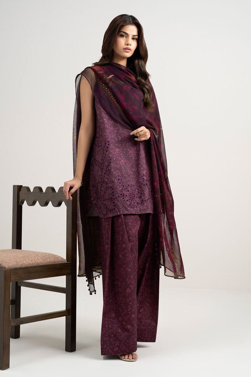 3 Piece - Embroidered Lawn Suit