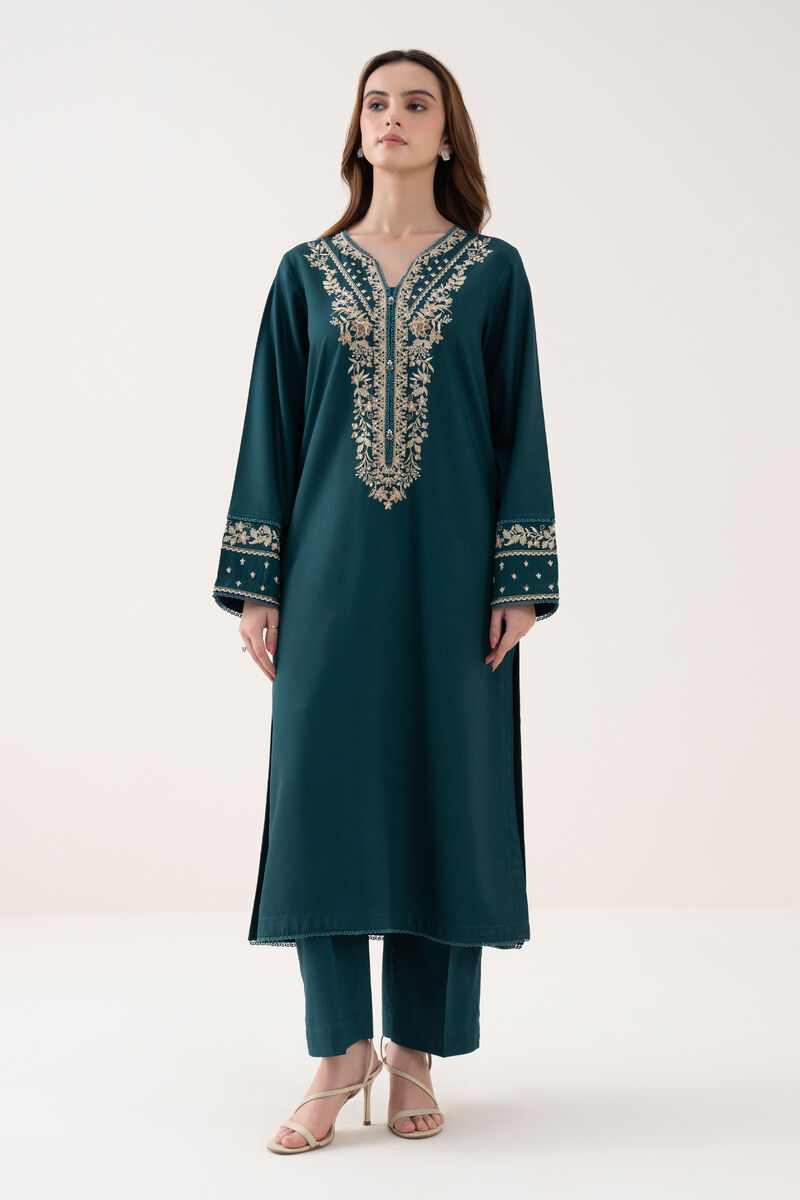 Embroidered Cotton Viscose Shirt