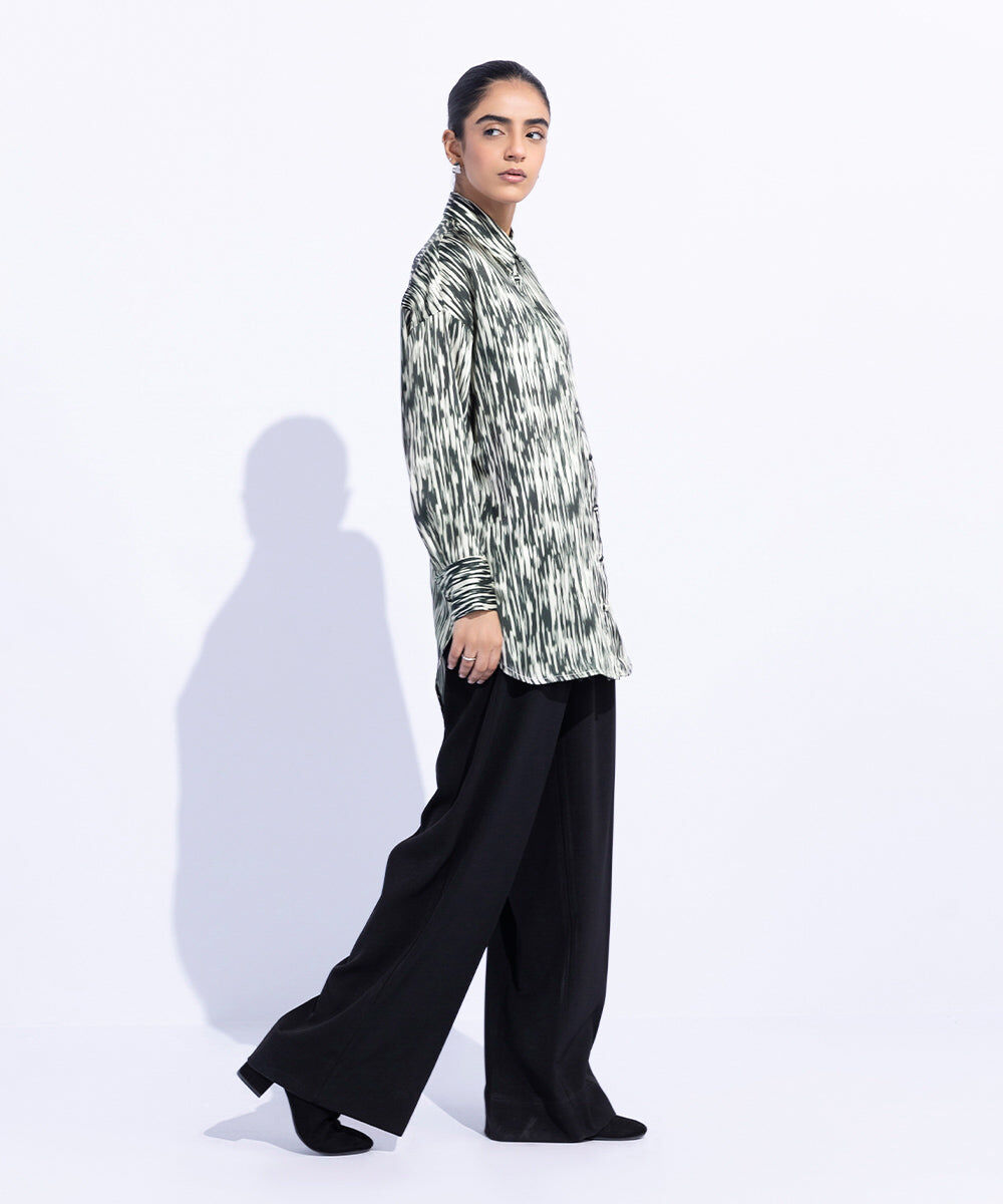 Woman - Multi Loose Fit Silky Shirt