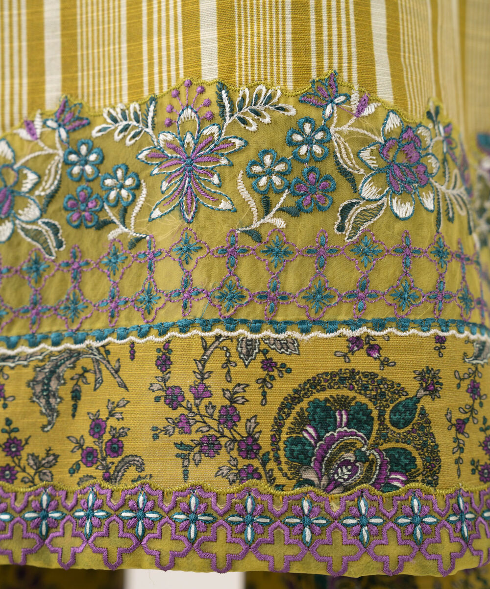 Women's RTW Khaddar Embroidered Green 2 Piece Suit