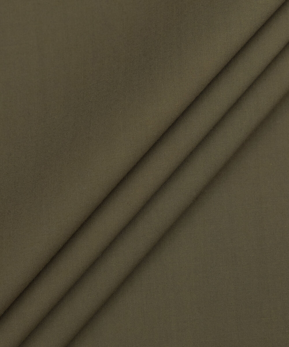 Men's Unstitched Two-Piece Olive Luxury Modal Suit