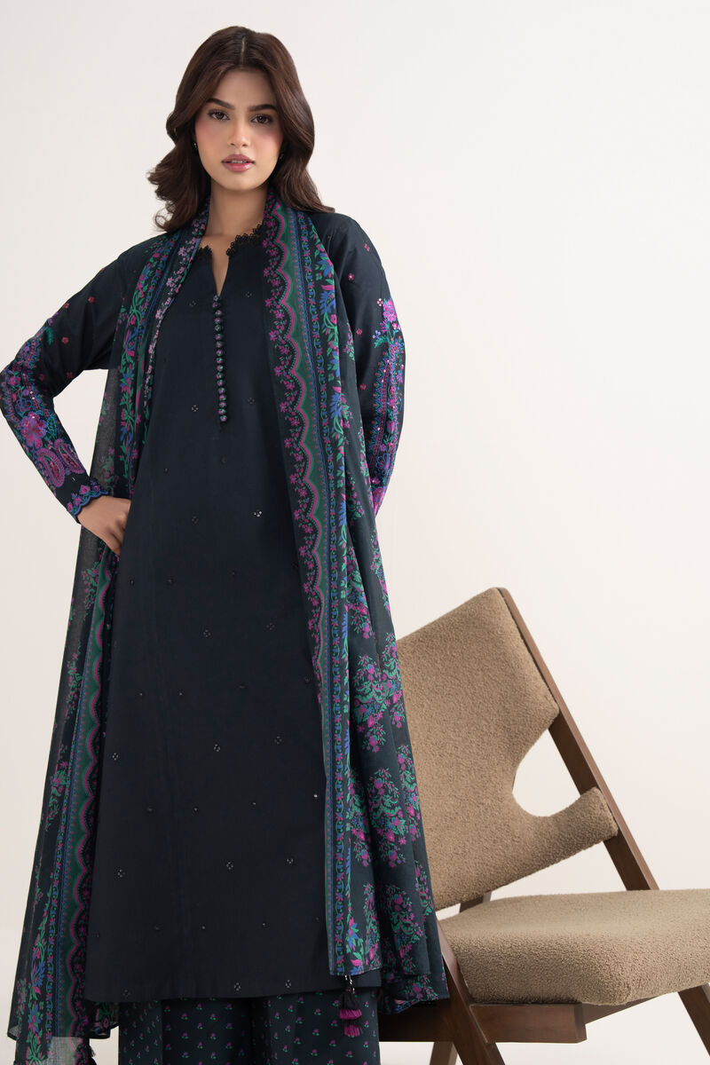 3 Piece - Embroidered Lawn Suit