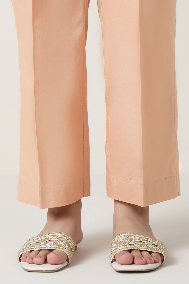 Solid Cambric Straight Pants