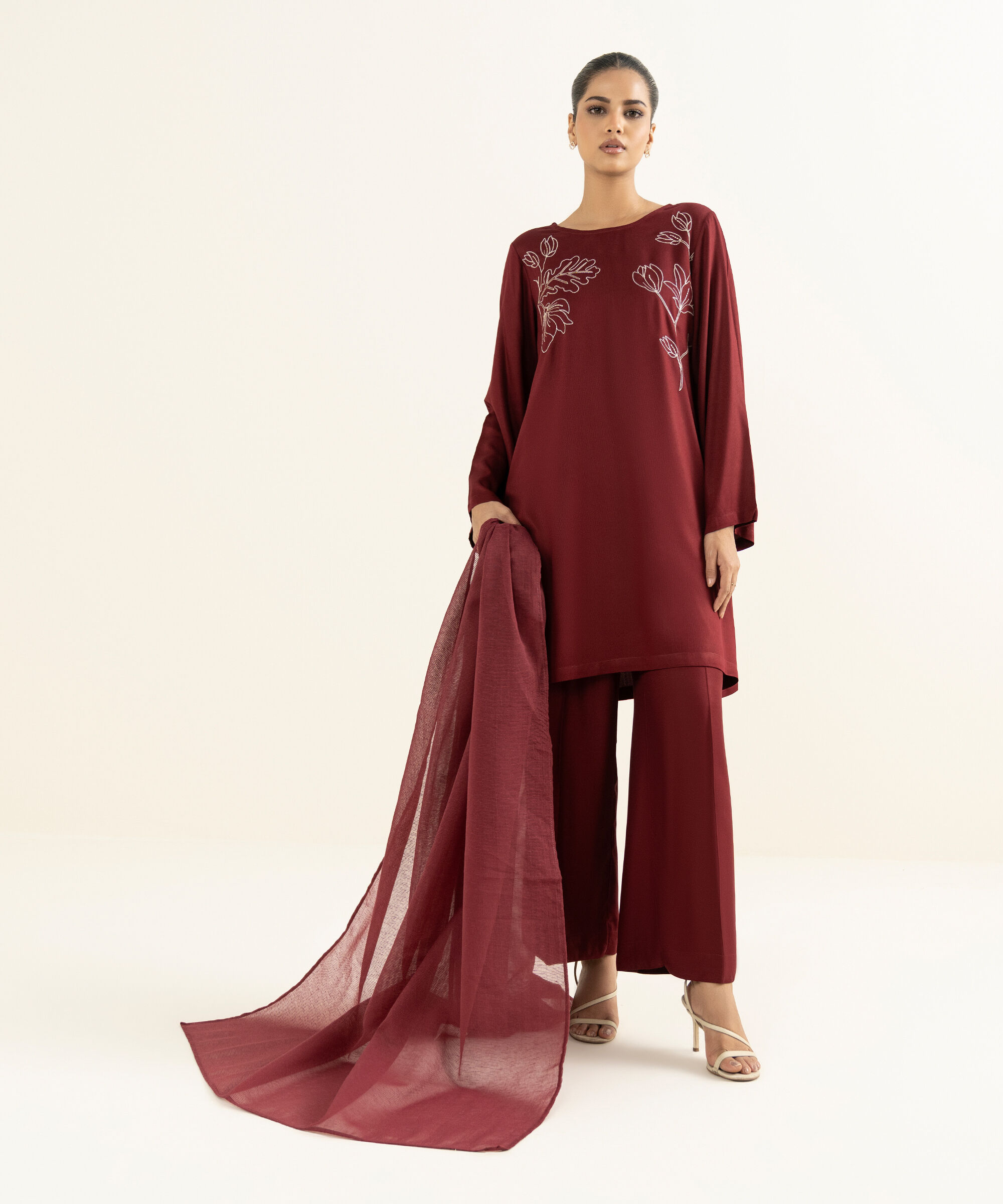 Solid Dupatta 3PDFW25V468D