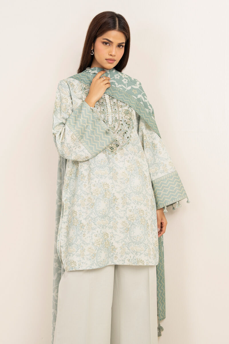 3 Piece - Embroidered Lawn Suit